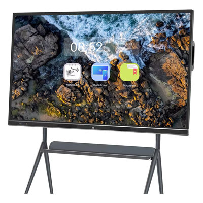 JYXCN Tableau blanc électronique à partage tactile sans fil 86 "pour réunions 4K pour salle de classe, bureau et salon