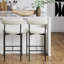 Tabouret de bar rembourré avec pieds en métal Boucle-1085501948-1122663135-1082854848