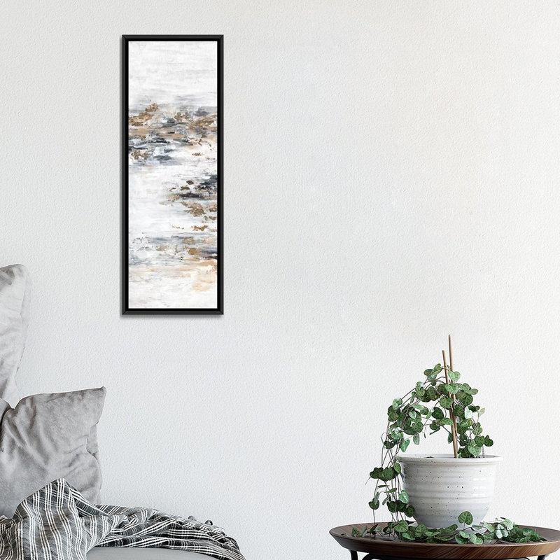 « memory ii », impression sur toile, H 36 po x l 12 po x p 1,5 po, Cadre noir