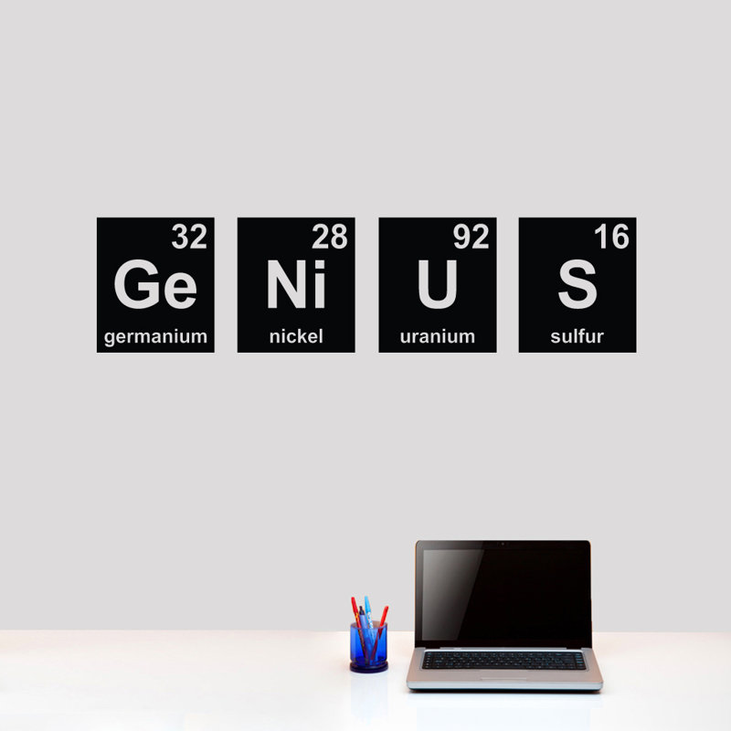 Adhésif décoratif Genius, Noir