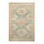 Distressed Homage Hand Knotted Wool Geometric Area Rug-1859323223