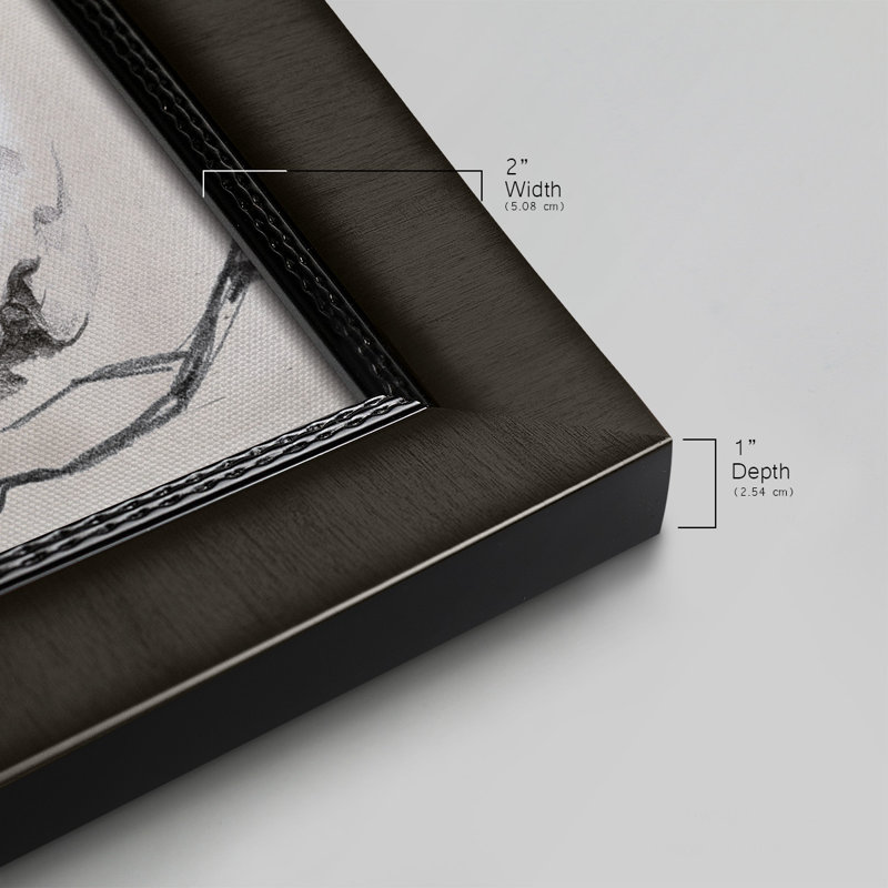 " Nevermore Collection D ", Black, 25" H x 45" W x 1" D