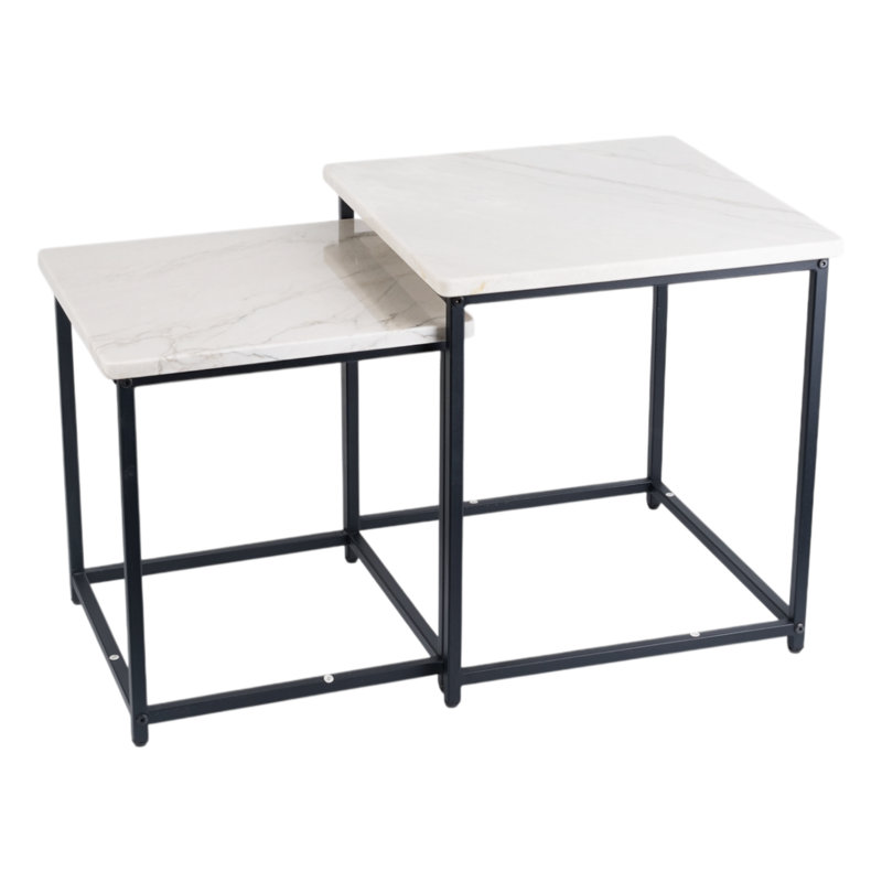 Table de bout blanche Macaubas