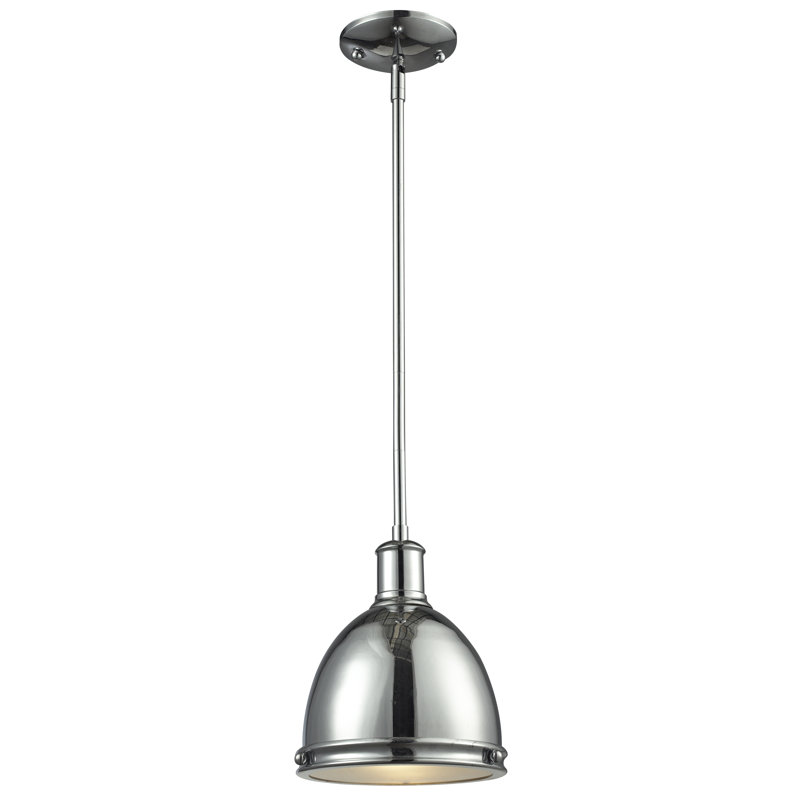 Marquise 1 - Light Unique/Statement Pendant, 57.25" H x 8" W x 8" D, Chrome