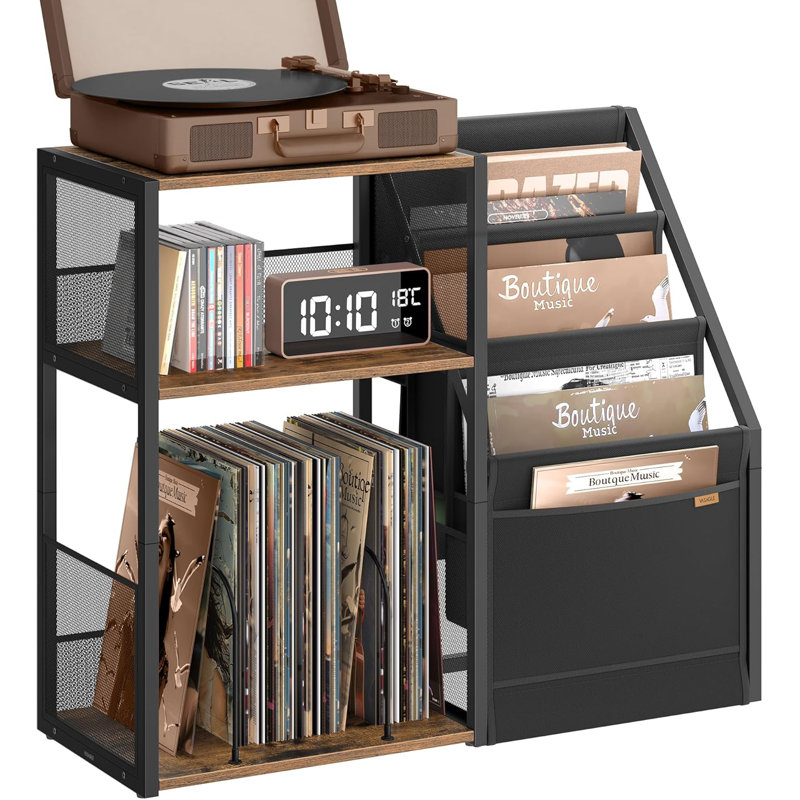 Support pour tourne-disque, table d'appoint à 3 niveaux