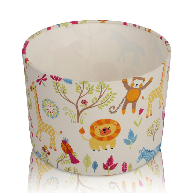 Cotton Drum Lamp Shade ( Screw On ), 20cm H x 30cm W x 30cm D