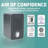 Air Purifier for Home with HEPA Filter, Removes 99.97% of Pollutants, Covers up to 375 Sq. Foot Room in 1 Hr, UV-C Light Helps Reduce Germs, Zero Ozone Verified, 11", Silver