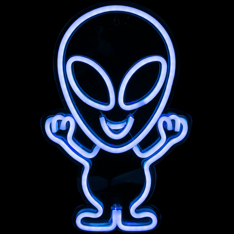 16.75" LED Neon Style Alien Wall Sign