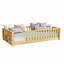 Lit plateforme simple au sol-1922462175