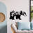 Decorative Metal Wall Accessory, Black, 14.6 x 27.6 inches | 100% Metal, Thickness: 0.06 inches | Lightweight at 1.6 lbs, Perfect for Home Décor | Stylish Wall Hanging for Modern Interiors