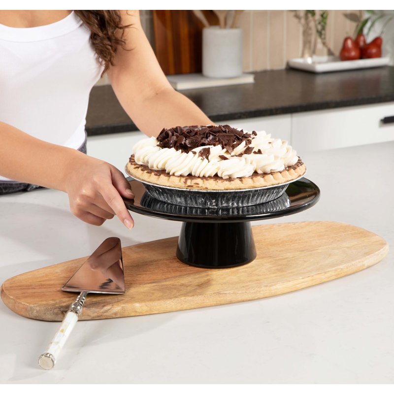 Présentoir à gâteaux en forme de piédestal en céramique