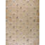 Grand tapis crocheté antique en laine ivoire
