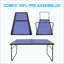 Ensemble de table de ping-pong pliable et portable de 4,5 pi avec filet et 2 raquettes de tennis de table pliable et portable-124823355