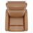 Corvin Genuine Leather Swivel Power Recliner-2110360838