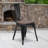 Kewaunee Metal Stackable Chair with Wood Seat-1921678921