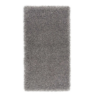 Tapis gris Flokati