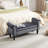48'' W Upholstered Flip Top Tufted Storage Bench With Rolled Arm And Solid Wood Legs-123546423