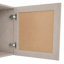 Panneau de particules à quatre portes gris clair l 39,4 po x P 20,5 po x H 36,4 po Millwood Pines-68816137