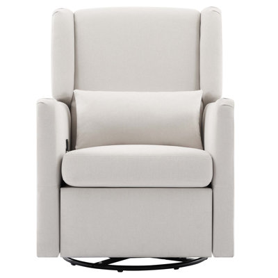 Wide Wingback Swivel Rocker Recliner Chair, Glider Rocker Recliner, Rocking Chair Nursery For Living Room Bedroom Apartment