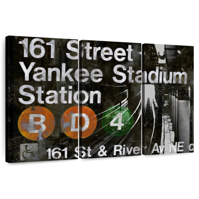Station de métro Tergel NYC II, H 20 po x l 33 po