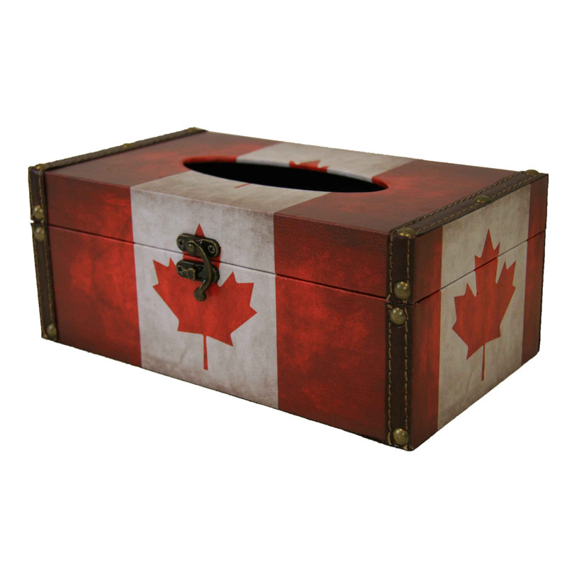 Housse de boîte de papier canadien Violette