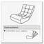 Chaise longue rembourrée réglable-809872783