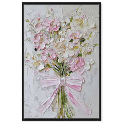 Décoration murale en toile «Layered Lily» par Art Remedy