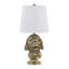 Lampe de table 20 "en résine de couleur or avec verres et abat-jour en lin-1135658728-1135658735