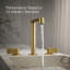 Components Bathroom Sink Spout With Row Design
