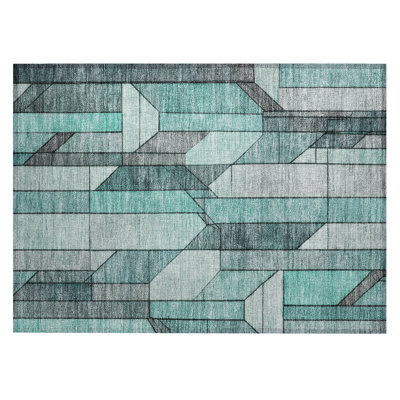 Machine Washable Indoor/Outdoor Chantille ACN2867 Modern Rug