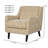 Zeitgeist Squash Accent Chair & Ottoman