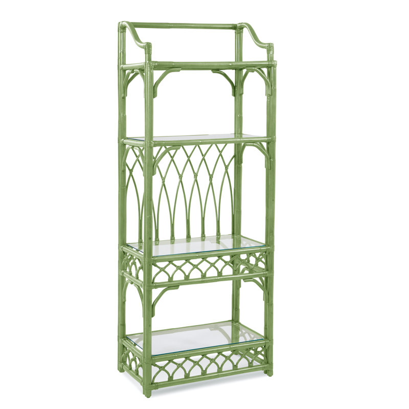 Edgewater Etagere Bookcase, Celery