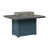 Hammered Top Stainless with Slate Base selected