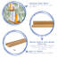 Harbour Housewares - Floating Picture Ledge Wall Shelves-61894876-61894874