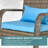 Alaizah Outdoor Rattan Adirondack Deck Chair Armrest Lounge Chair w/ Cushion-2049028208-2049028209