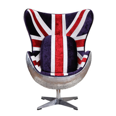 Amman Upholstered Swivel Accent Chair