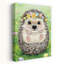 Mignon, hérisson de Pâques, art animalier fantaisiste coloré-53135290