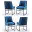 Chaise d'appoint en velours Seymore-873811890