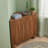 31.1" Modern Corner Cabinet With Arched Doors - Space Saving Small Storage Cabinet For 90 Degree Corners - Natural Wood Accent Cabinet With Adjustable Shelf-1296306935