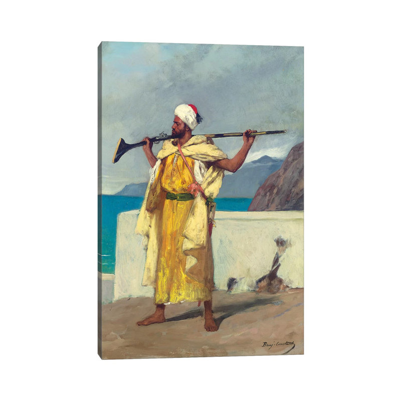 The Watchful Guard by Jean Joseph Benjamin Constant - Wrapped Canvas Painting, 66.04 cm H x 45.72 cm W x 3.175 cm D
