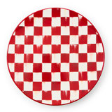 Cherry Check Dinner Plates