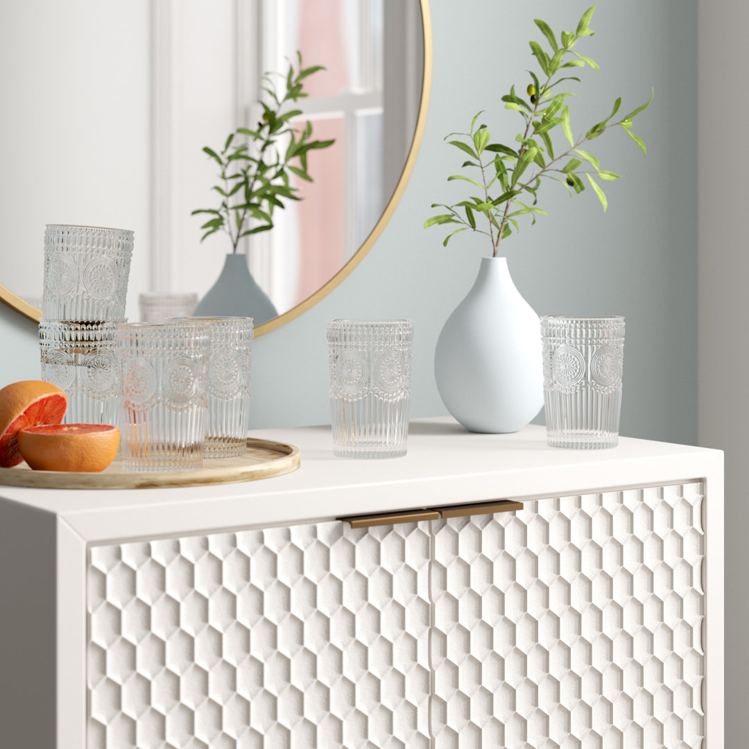 Gipson 10oz. Handmade Drinking Glass Set (Set of 6) Dakota Fields