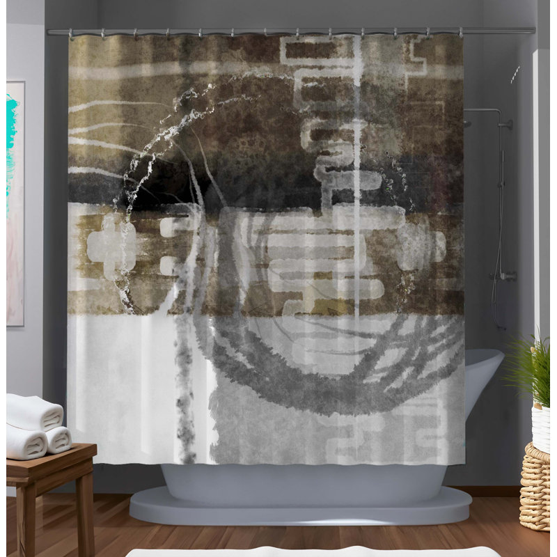 Abstract Shower Curtain