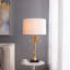 Lampe feuille avec base en marbre