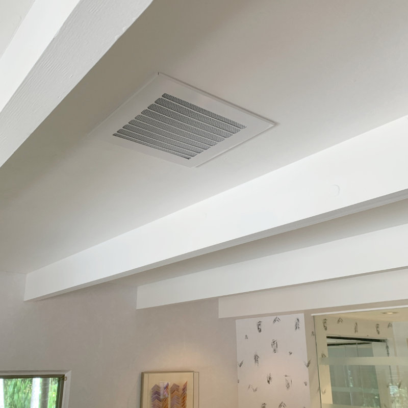 Registre de mur et de plafond en métal à motif classique, H 0,25 po x L 12 po x l 6 po