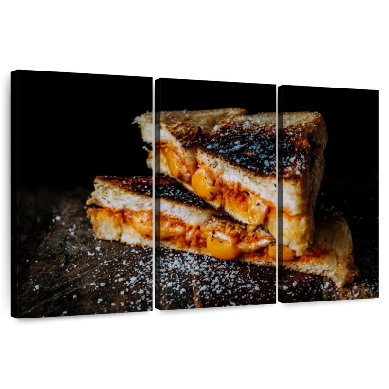 Yarlin Grilled Cheese, 48" H x 74" W