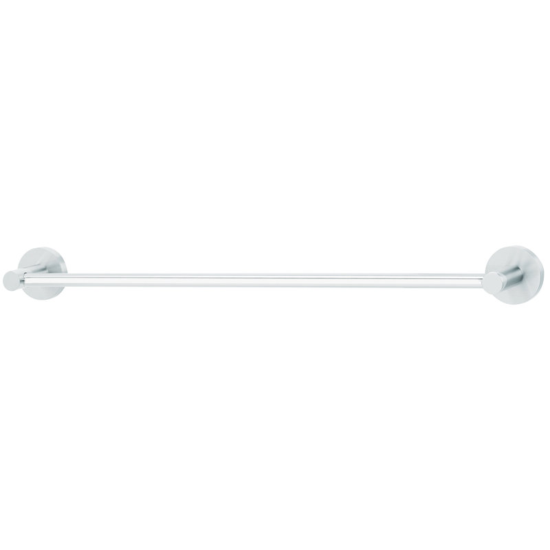 Towel Bar, Polished Chrome, 2" H x 13.63" L x 2.38" D