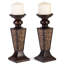 Ensemble de 2 porte-bougies pilier-171924809