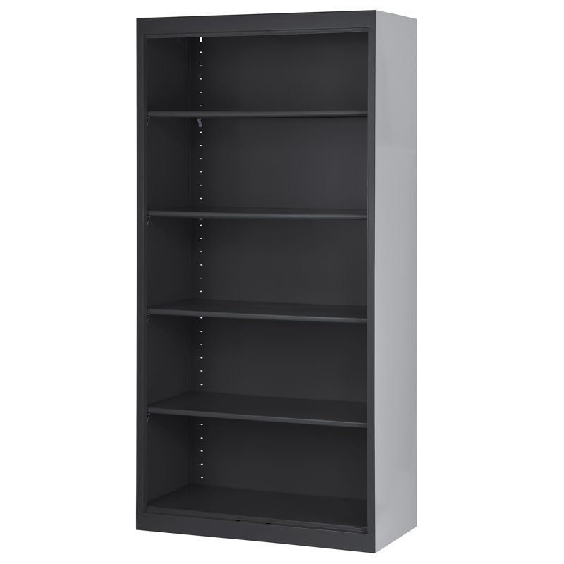 Bookcase, Black, 72" H x 36" W  x 18" D