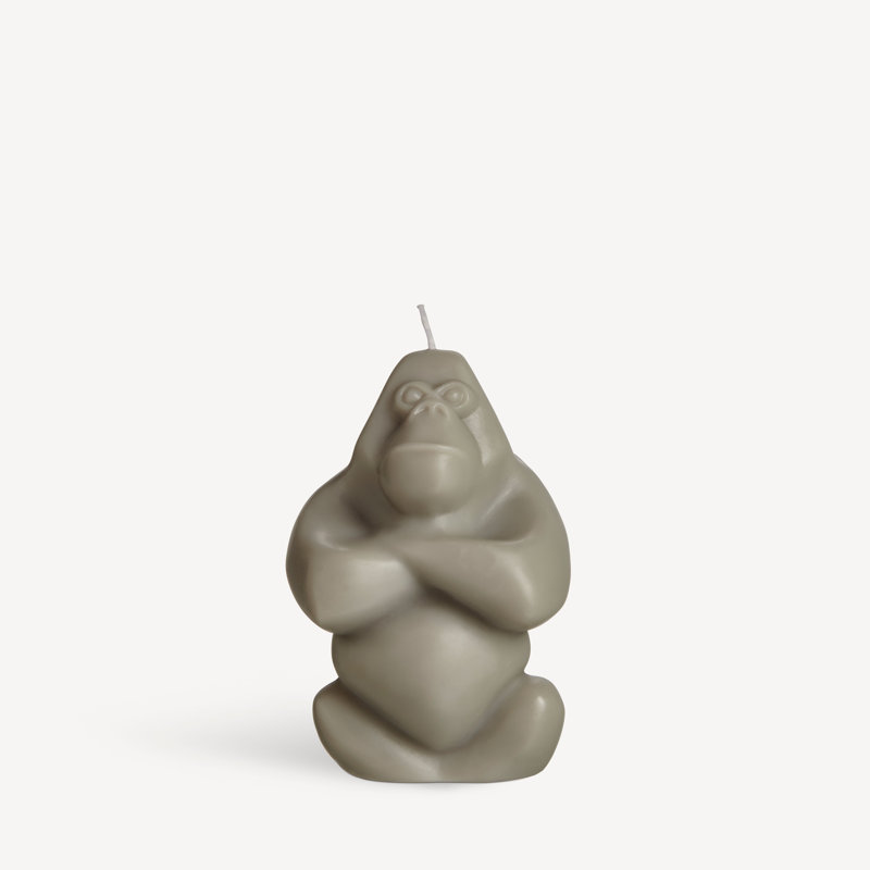 Gabba Unscented Novelty Candle, Gray